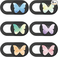6Pcs Laptop Camera Cover Slide Butterfly 0.04 Inch Ultra Thin Webcam Privacy by PRESSINART