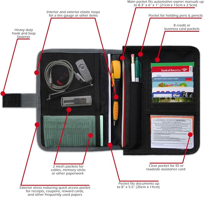 Glove Box Compartment Organizer - Image 3