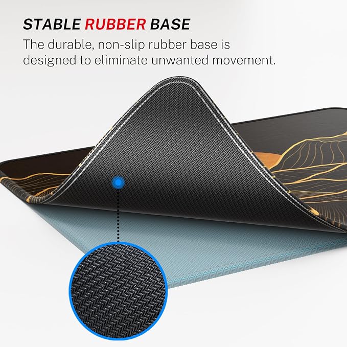 MROCO 3-Pack Mouse Pads, 30% Larger Surface, 8.5 x 11 in, Non-Slip Rubber Base - Image 4