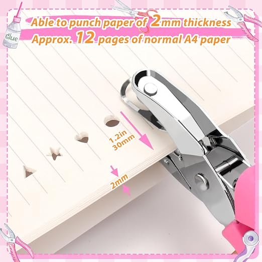 MAPVOLUT 4 PCS 1/4" Hole Punchers - Image 4