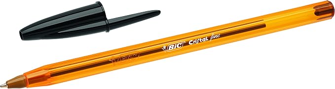 BIC Cristal Fine Ballpoint Pen Pack of 4 black - Image 6