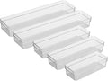 Oggi Set of 5 Clear Drawer Organizers by OGGI