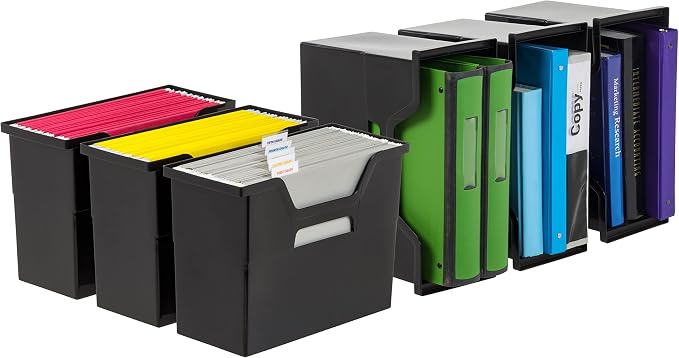 IRIS USA Medium Portable Desktop File Box - Image 10