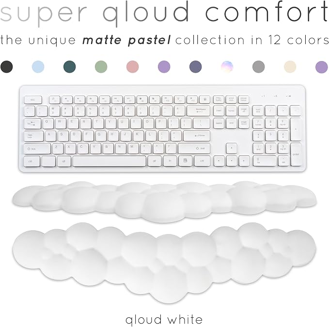 Cloud Keyboard Wrist Rest – Create-ables Qloud Cloud Wrist Rest - Image 2
