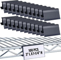 Kathfly 100 Pcs Wire Shelf Label Holders Compatible by Kathfly