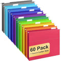 Hanging File Folders, 60 Pack Letter Size Hanging File folders by YOPCDJ