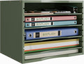 Bamjoy Bamboo 5 Tier Desktop Organizer, Paper Organizer Mail Sorter, File by Bamjoy