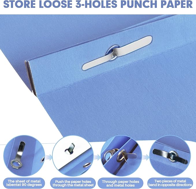 Two Pocket Folders, RAZCC 50 Pack Two Pocket Folders - Image 4