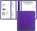 Car Registration and Insurance Holder, 5.5 x 5 Inch PU Leather Vehicle Glove by HIIXHC
