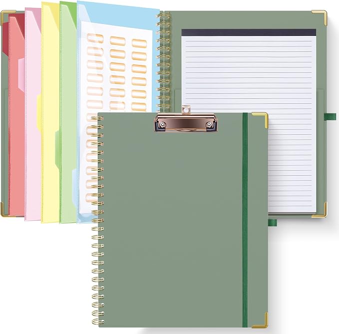 HAUTOCO Clipboard Folio with Refillable Notepad by HAUTOCO