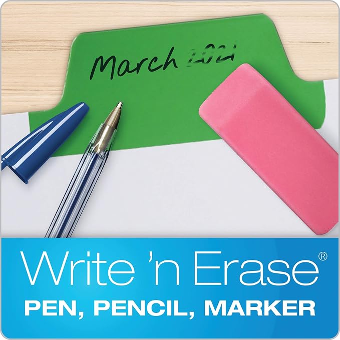Oxford Write and Erase Binder Dividers, Durable Tabs - Image 2