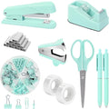 SKYDUE Teal Office Supplies Set by SKYDUE