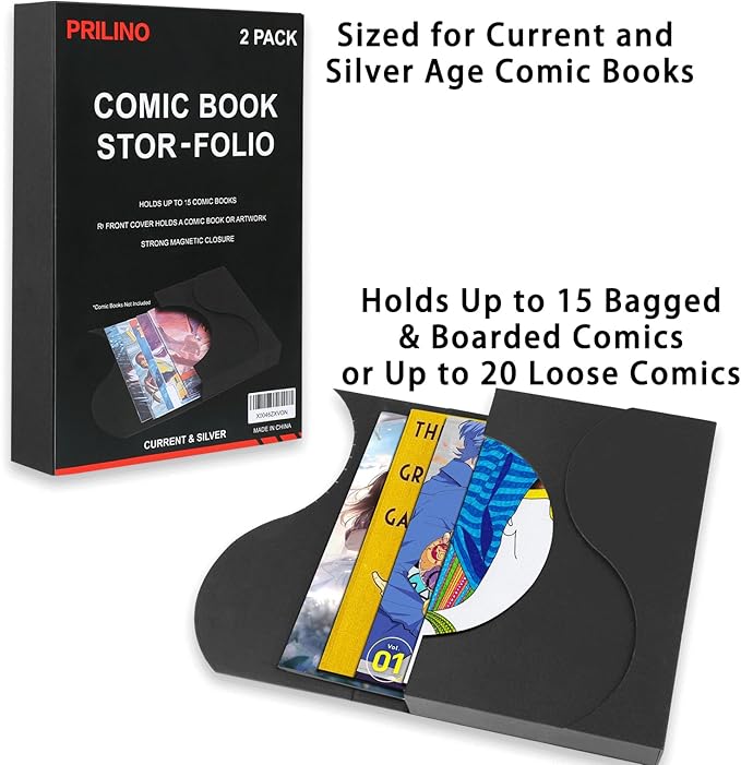 2-Pack Black Comic Book Stor-Folio - Image 3