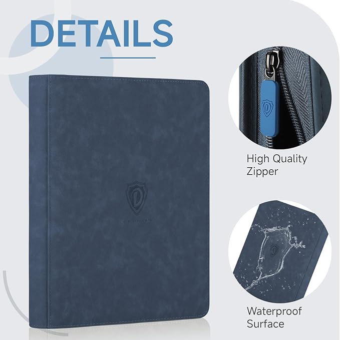 9 Pocket Card Binder, 360 Pockets Trading Card Binder, Double Sided Pocket - Image 2