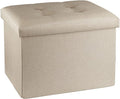 ALASDO Ottoman Storage Ottoman Footrest Stool Foldable Foot Rest Footstool Bench by ALASDO