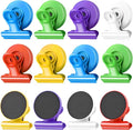 Grtard 12 Pack Magnetic Clips Heavy Duty, Magnet Clips by Grtard