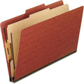 Pendaflex Pressboard Classification File Folders, 1 Divider, 2/5 Tab Cut by TOPSProducts
