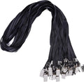 Wisdompro Lanyard with Clip, 30 Pack of 17 inch Blank Flat Nylon Neck Strap by Wisdompro