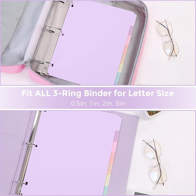 SKYDUE Durable Plastic 8-Tab Dividers, Big Tab Dividers - Image 5