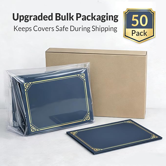 50 Packs Certificate Holders, Certificate Covers - Image 6