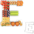 11" Acrylic Letter Charcuterie Tray, Charcuterie Letters Fillable Box by Tdsuco