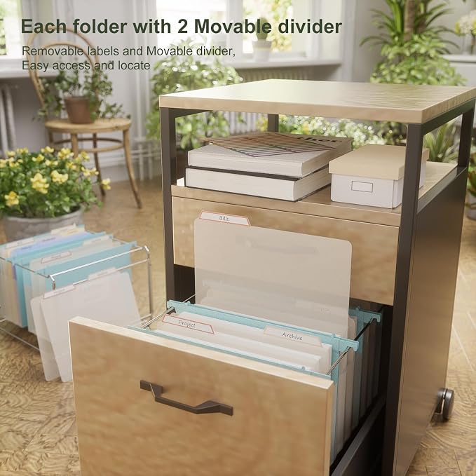 Extra Capacity Hanging File Folders, 4.72" Reinforced Wheat Straw Expanding - Image 3