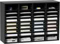 VEVOR Wood Literature Organizer, 36 Compartments, Mailboxes Slot by VEVOR