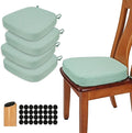 BUYUE Thickened 2.5" Dining Chair Cushions Set of 4, U-Shape High Density Foam by BUYUE