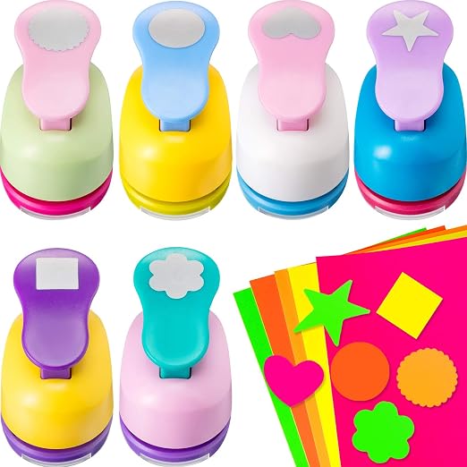CHENGU 1 Inch 16 Pcs Craft Hole Punch Set by CHENGU