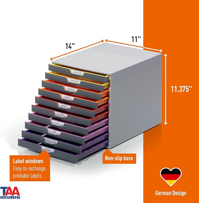 Durable Varicolor 10 Drawer Unit - Image 3
