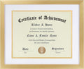 ELSKER&HOME 8.5 x 11 Certificate Frame Gold by ELSKERHOME