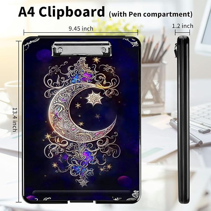 A4 Clipboards, Heavy Duty Waterproof Nursing Plastic Folder Clipboard - Image 2