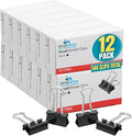 1InTheOffice Small Binder Clips, Paper Clamps, 144 Pack by 1InTheOffice