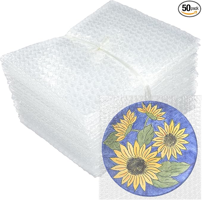 12X12 Inch Bubble Out Bags, Double Walled Packing Supplies by SEUNGCH