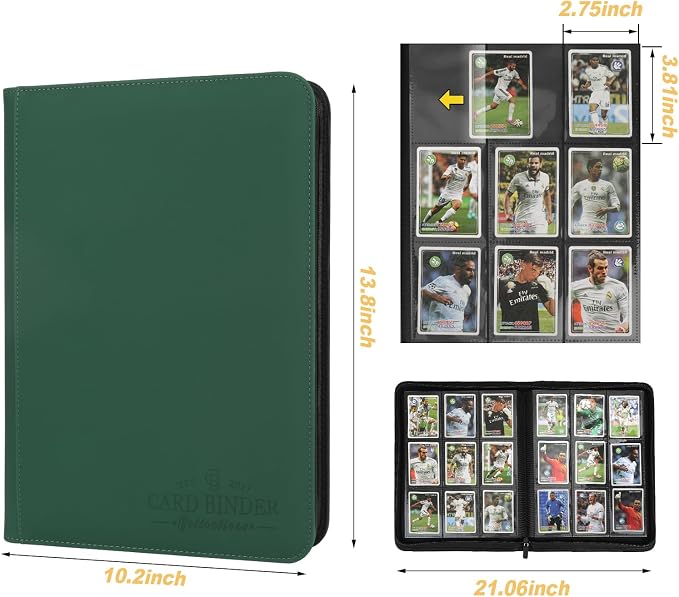 Trading Card Binder, Card Collection Binder Album Folder - Image 4