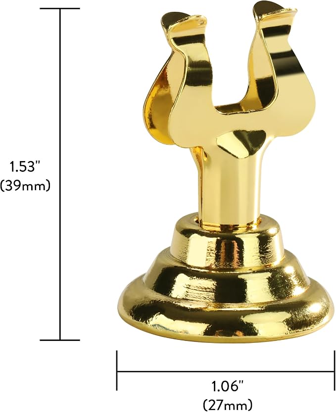 New Star Foodservice Triton Harp Clip Style Place Card / Table Number Holder - Image 3
