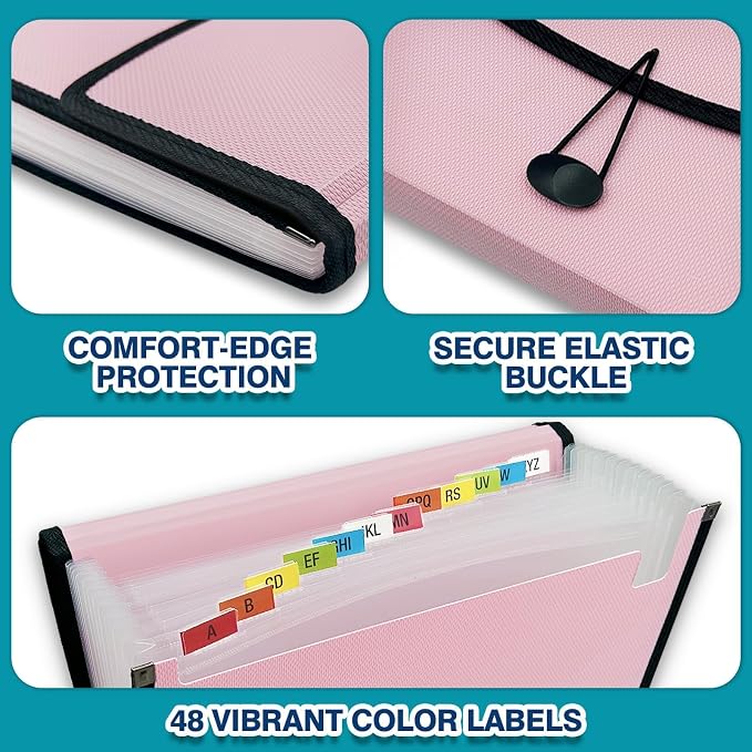 H4D 13-Pocket Accordion File Organizer - Image 5
