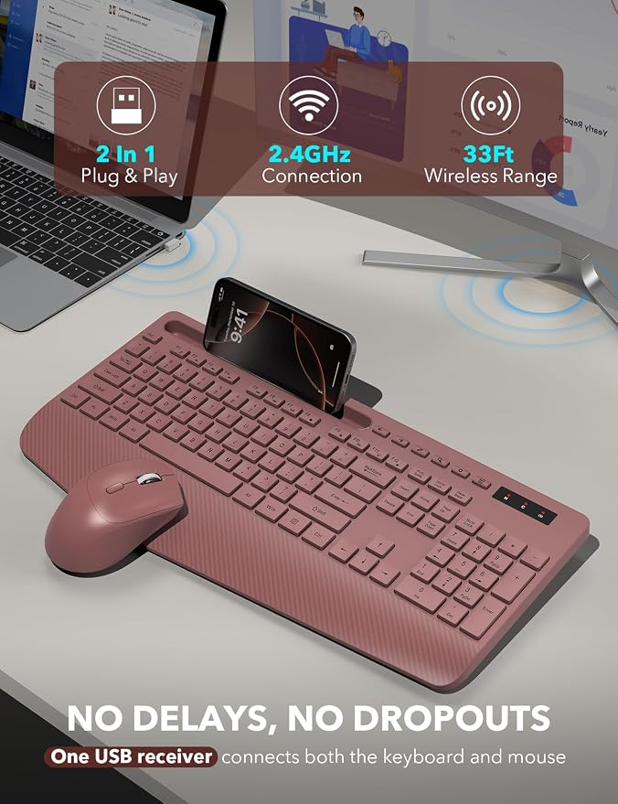 Wireless Keyboard and Mouse Combo - Image 4