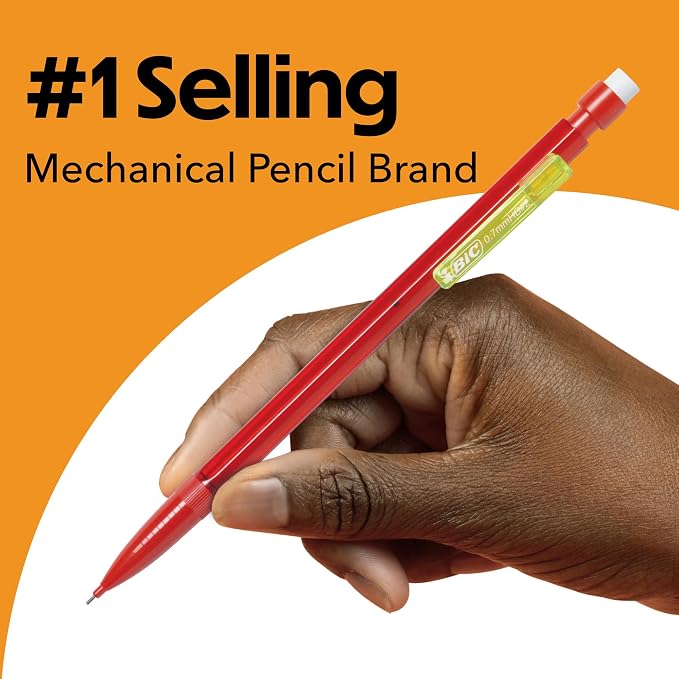 BIC Xtra Smooth Bright Edition Mechanical Pencils, 0.7 mm Medium Point - Image 4