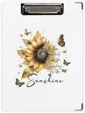 Sunflower Inspirational Clipboard, Inspirational Gifts by Unknown