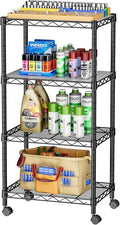 SINGAYE Small Wire 4 Adjustable Shelves Pantry Metal Shelf Floor Organizer | by SINGAYE
