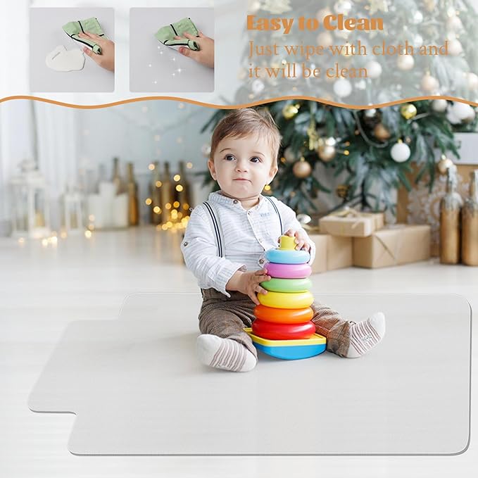 KMAT Office Chair Mat, Easy Glide Hard Wood Tile Floor Mats, Chair Mat - Image 6