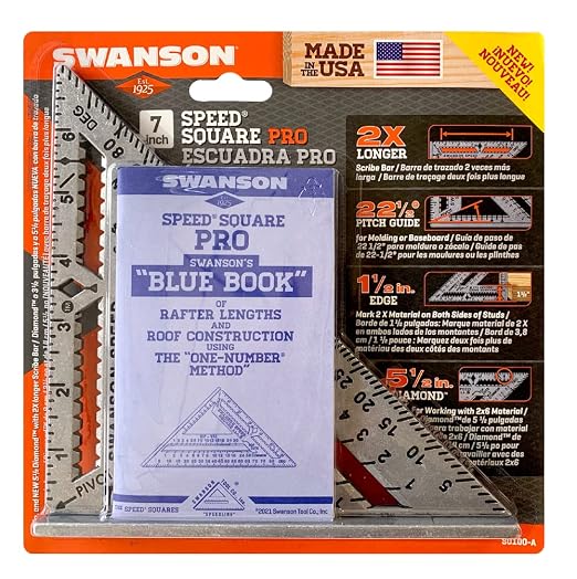 Swanson Speed Square Pro 7" | Made in the USA innovative rafter square - Image 3