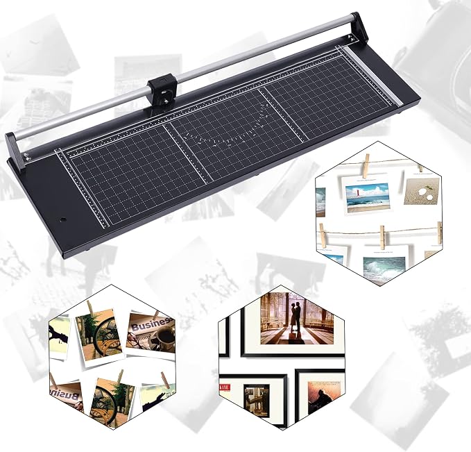 Manual Heavy Duty 36 Inch Rolling Cutter Precision Rotary Paper Trimmer - Image 4