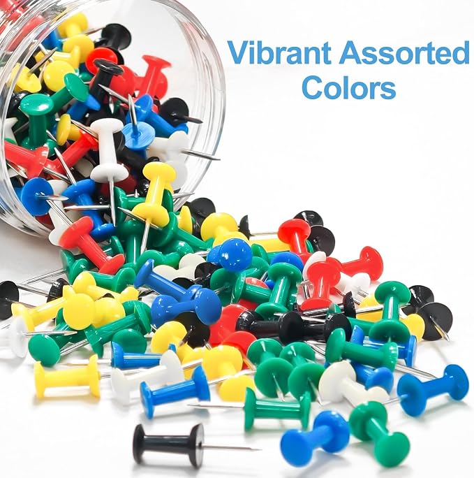 2400 Pcs Multicolor Push Pins, Standard Thumb Tacks - Image 3