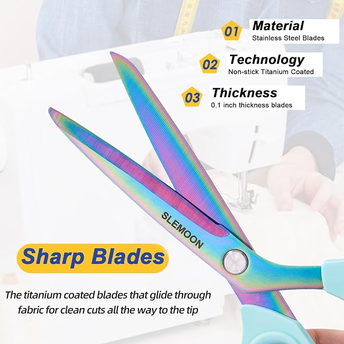 10" Scissors All Purpose, Heavy Duty Scissors - Image 6