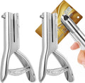 Chumia 2 Pcs Heavy Duty Hole Punch 2" Long Reach 1/4 Inch Paper Single One Hole by Chumia