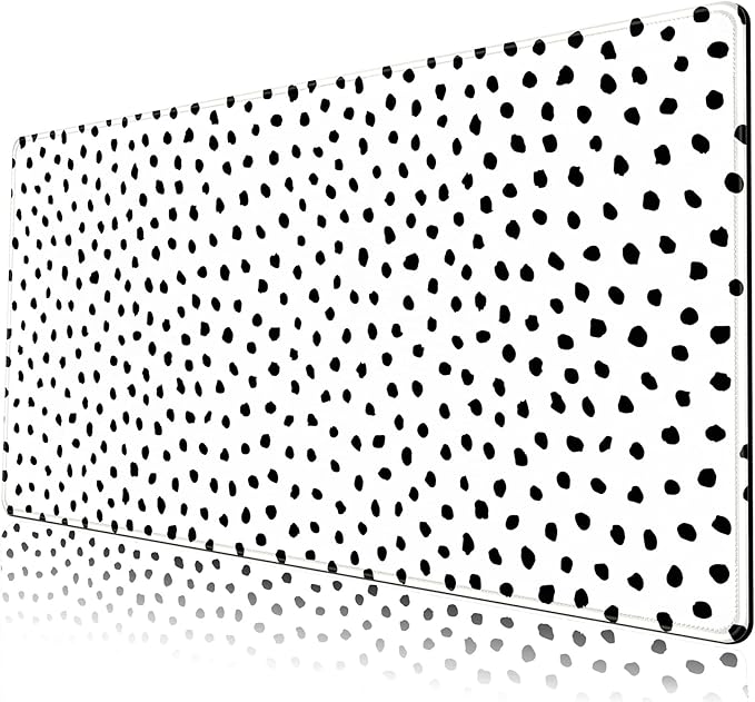 Boho Desk Mat, Polka Dot Large Mouse Pad Desk Pad Boho Desk Accessories - Image 7