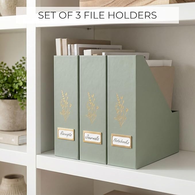 ZICOTO Beautiful Magazine Holder Set Of 3 - Image 6