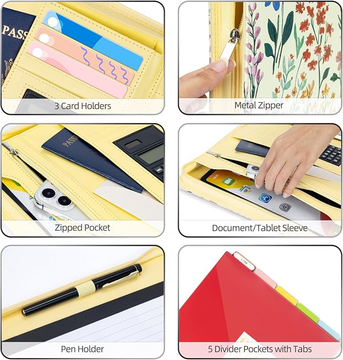 Ospelelf Leather Clipboard Binder - Image 4